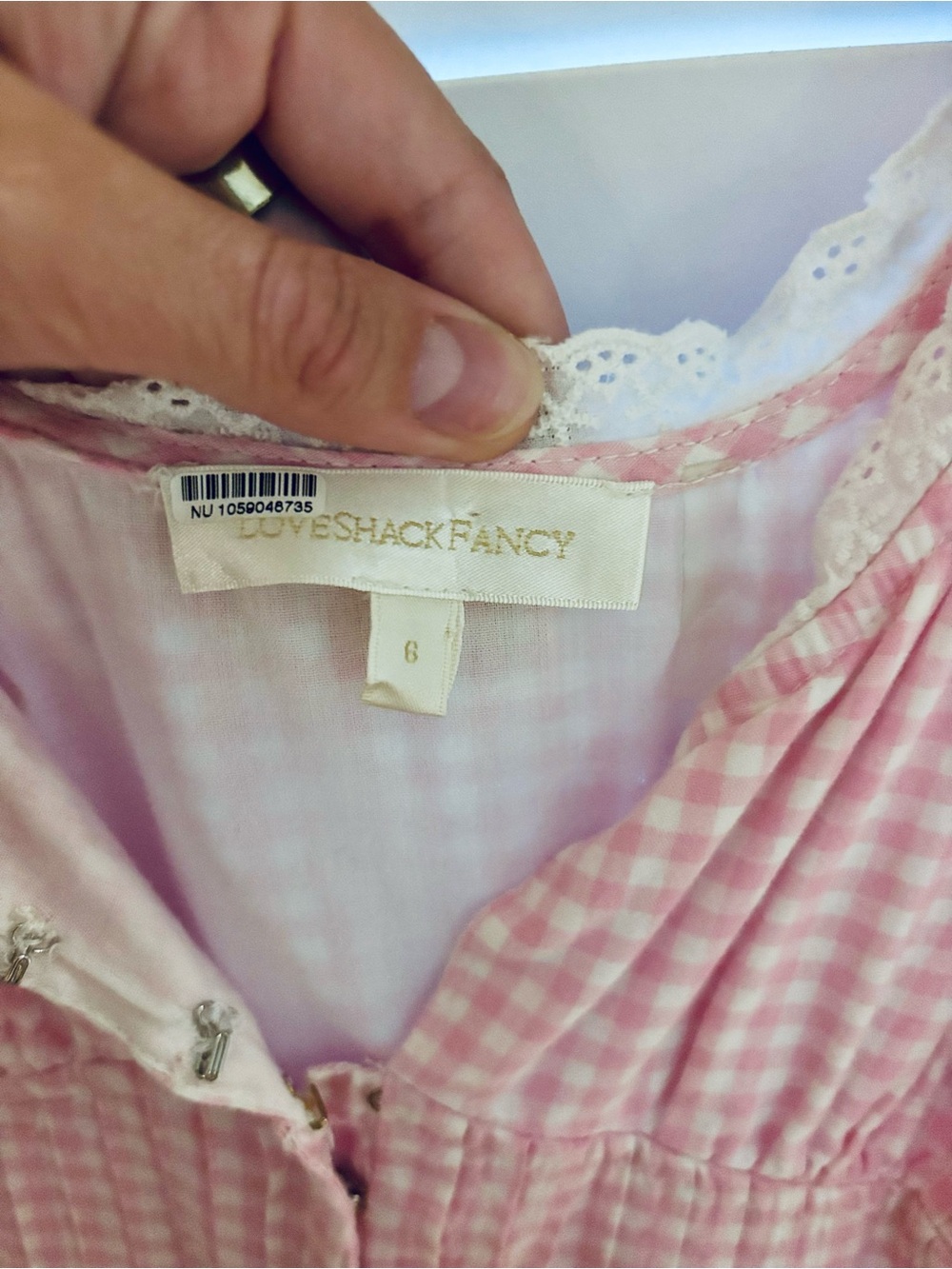 Pink Gingham Sleeveless Midi Dress - Picture 2 of 3
